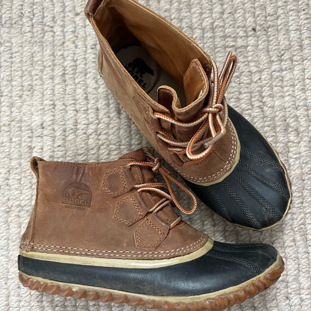 Sorel Leather Rain Snow Boots